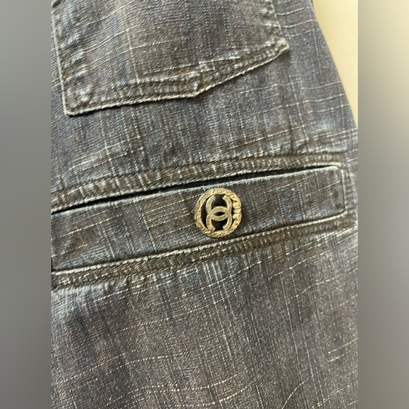 Chanel 06P Midrise Straight Leg Jeans 44 - Picture 7 of 16